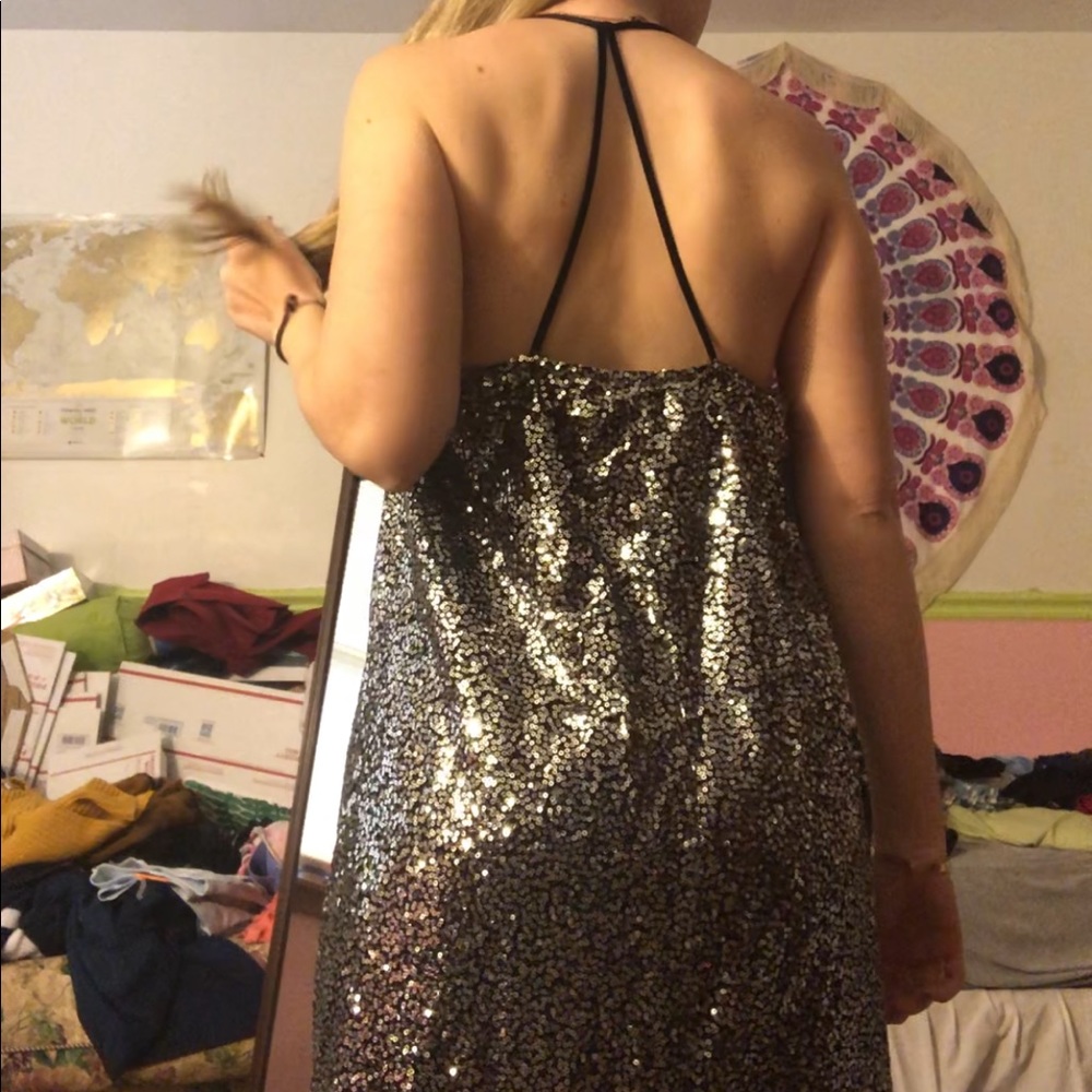 3/$15 Sparkly Sequin Mini Dress